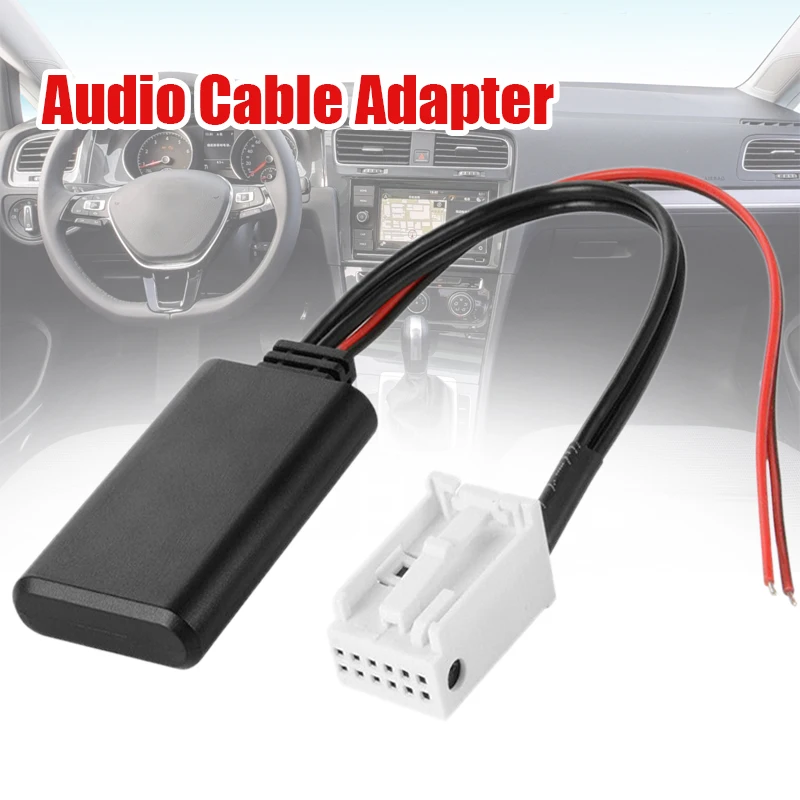 

1 шт., автомобильный аудиокабель для RCD510 RCD310 + RNS510 RNS315, 15 см, 12 контактов, bluetooth-совместимый адаптер 5,0 Mayitr