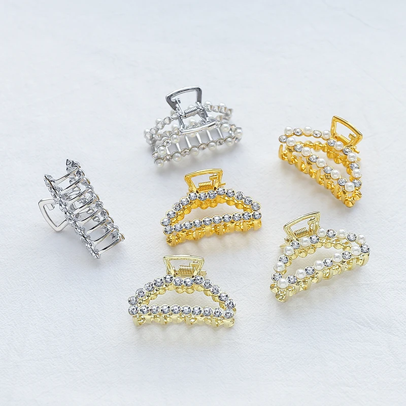 Женские свадебные аксессуары для волос с геометрическим искусственным жемчугом