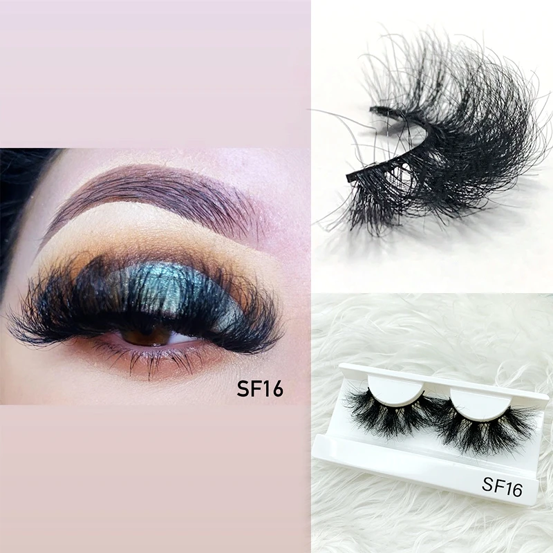 

Rainsin DHLWholesale 50/100 Pairs Wispy Volume Superlong Cross False Eyelashes Makeup Lashes 3D Mink Fluffy Soft Handmade Lashes