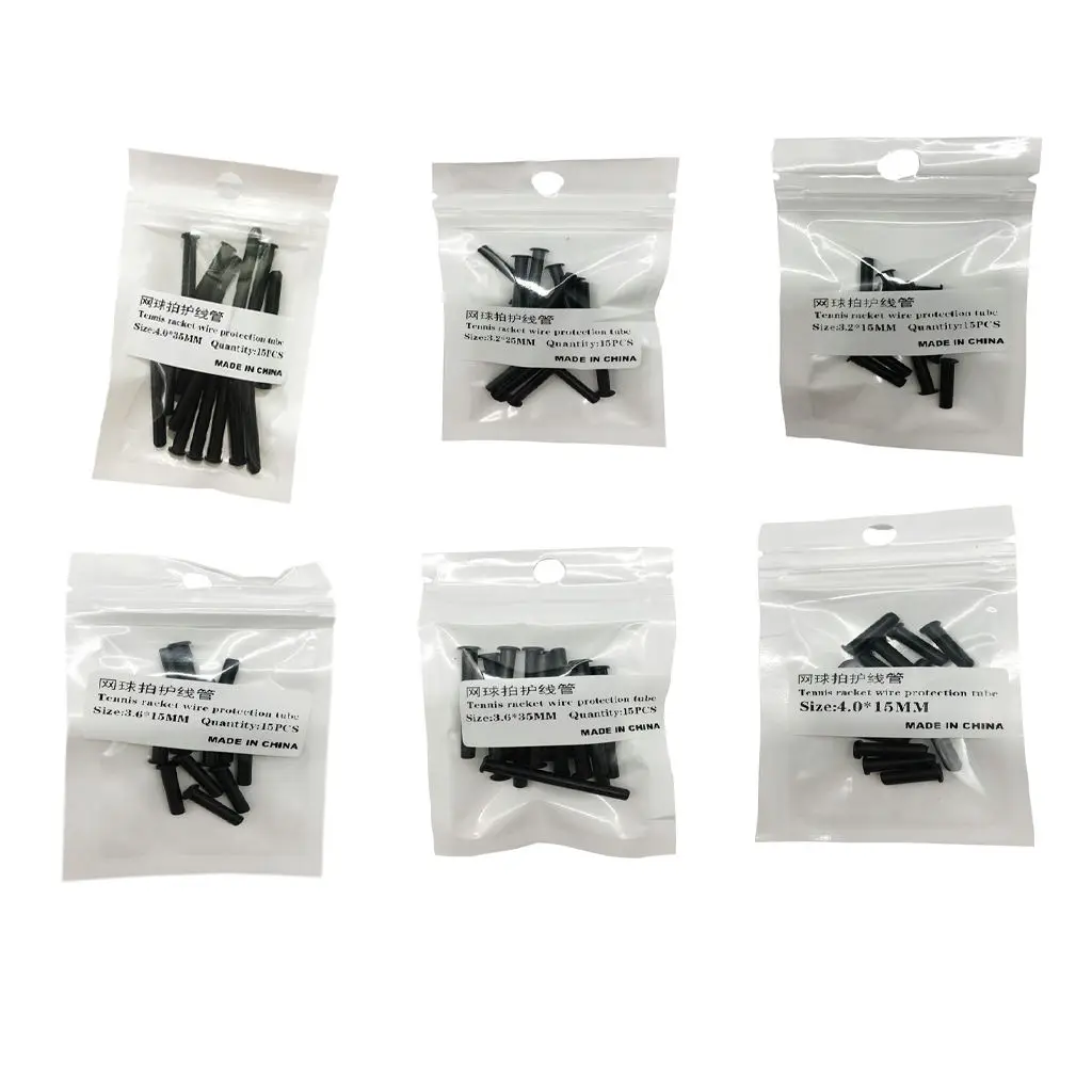 

Tennis Racket Grommets Universal Tennis Racquet Grommets Eyelets Replacement Stringing Accessories Gear Equipment Black
