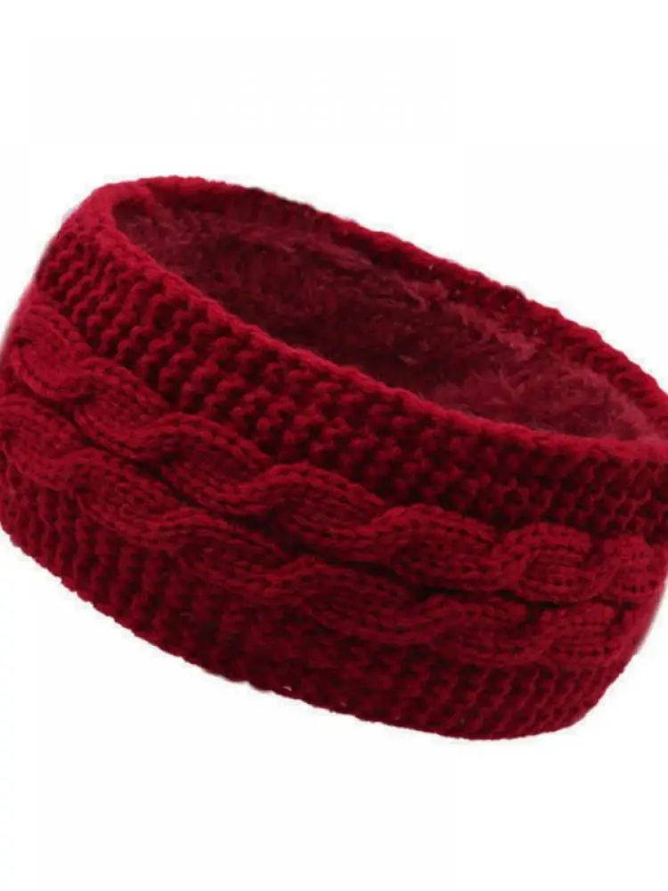 

Женская осенне-зимняя новая стильная шерстяная теплая вязаная спортивная повязка на голову для Йоги Повседневные теплые наушники