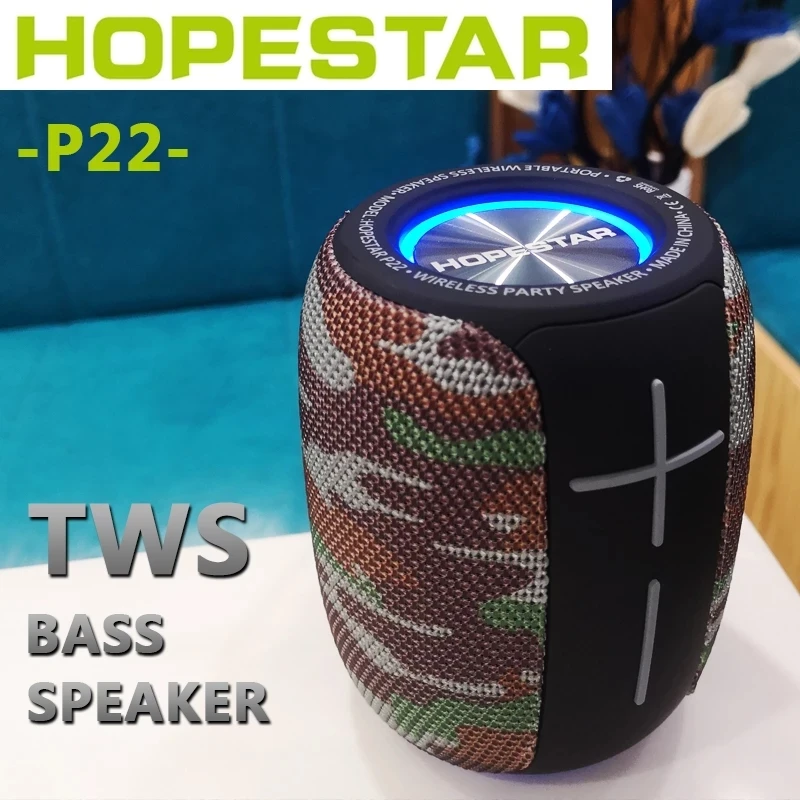 

Беспроводная портативная Bluetooth-Колонка HOPESTAR-P22, водонепроницаемая IPX6 колонка с басами, музыкальный плеер, сабвуфер, Бумбокс с микрофоном, USB, ...