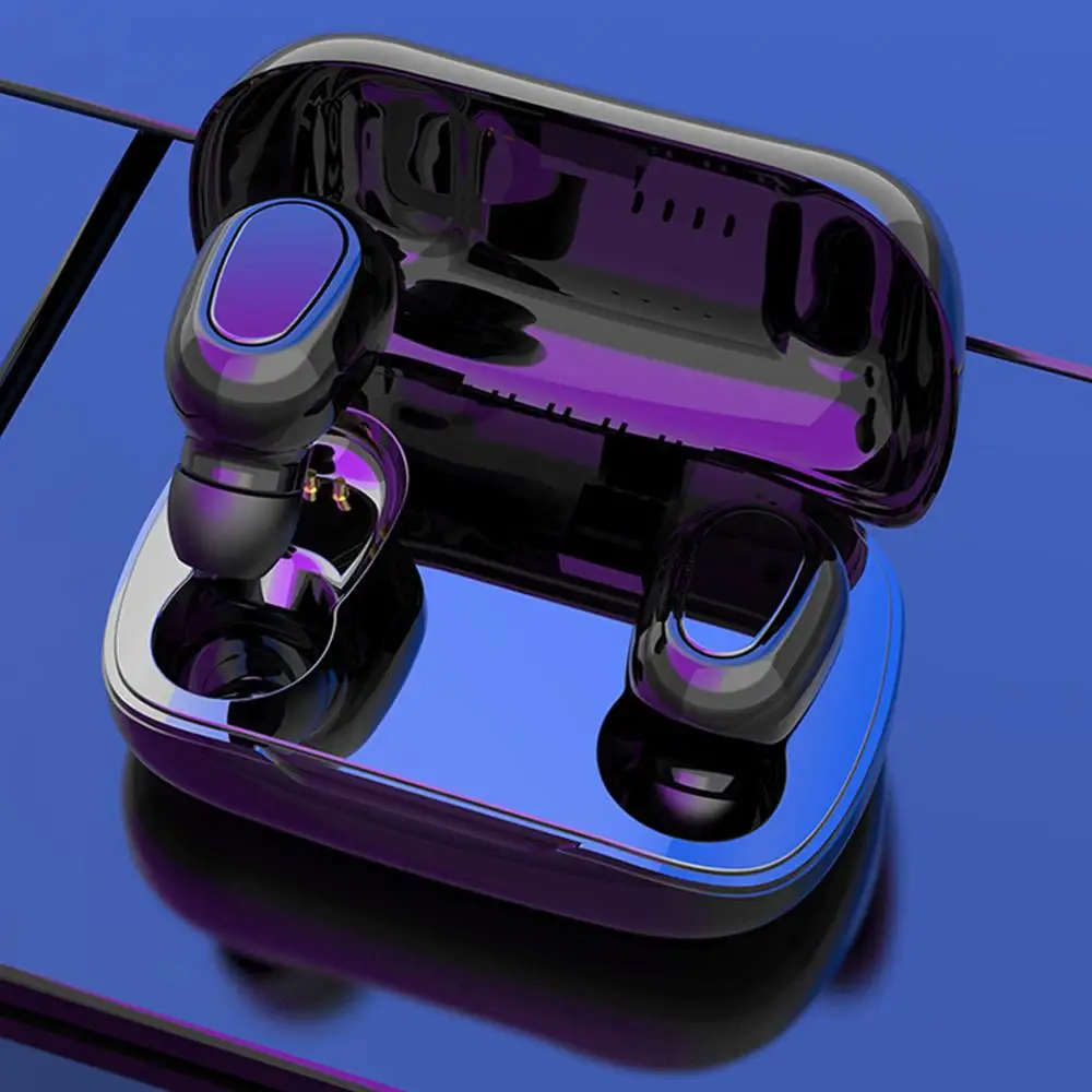 Беспроводные наушники спортивные Bluetooth 5 0 TWS с шумоподавлением микрофон для iPhone