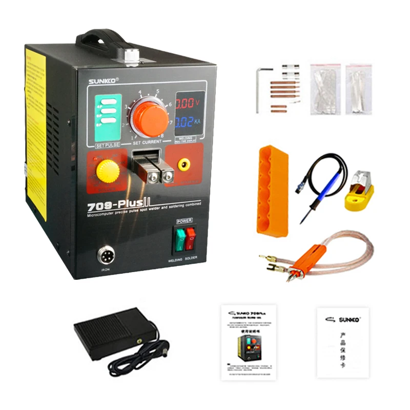 SUNKKO 4.3KW 709 плюс точечный сварочный аппарат с пультом дистанционного пайки