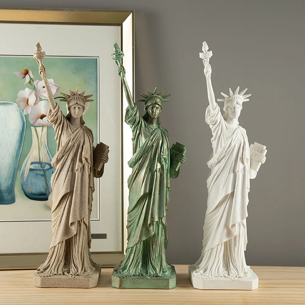 Статуя Свободы реплика модели статуэтки из песчаника и смолы креативное ремесло