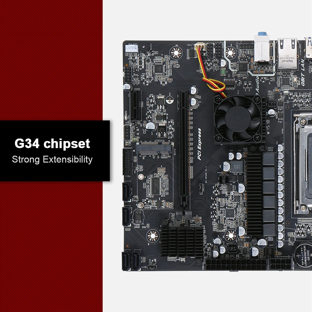 Материнская плата Jingsha AMD X89 SR5650/ SR5670/ SR5690 чипсет с поддержкой mSata Opteron 4/8/8 ядерный