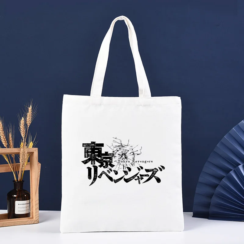 Сумка-шоппер Женская холщовая тоут с рисунком Токио Мстители смешная