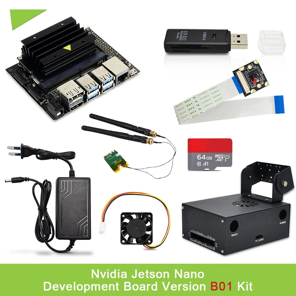 Nvidia Jetson Nano Developer Kit B01 версия маленький мощный цветной компьютер для разработки AI +
