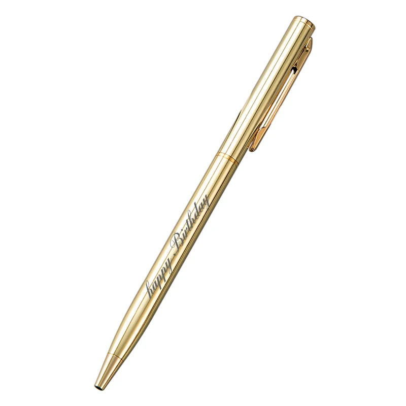 

New Metal Advertising Ballpoint Pen Teacher Gift Pen Business Office Signature Pen Custom Logo Student Stationery Wholesale