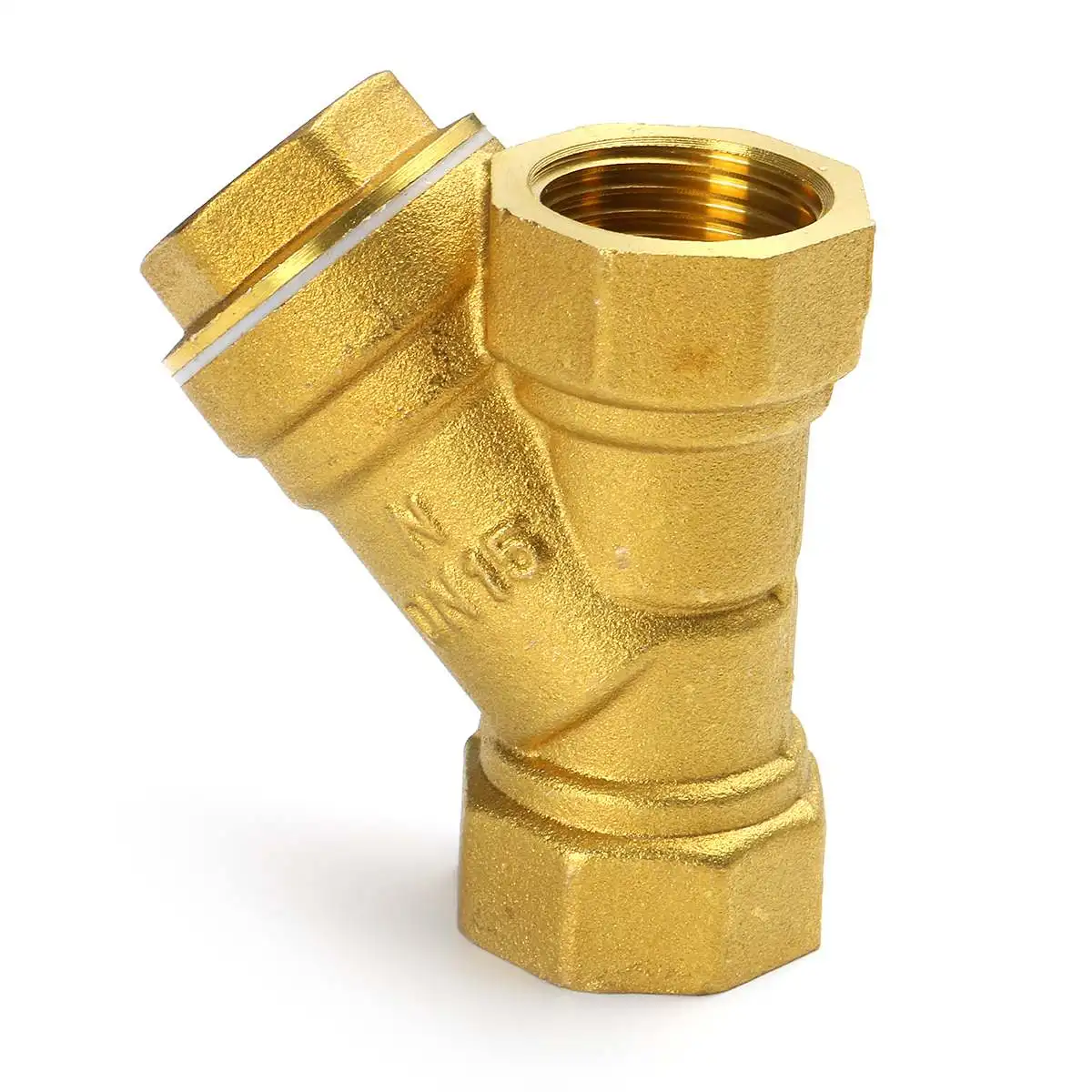 

DN15 BSPP Female Thread Y Shaped Brass Strainer Filter Valve Connector