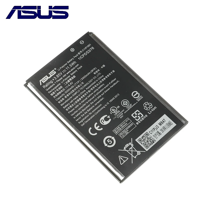 Оригинальный аккумулятор ASUS C11P1501 для ZenFone2 Laser 5 дюйма/6 дюймов zenfone selfie ZE550KL ZE601KL Z00LD