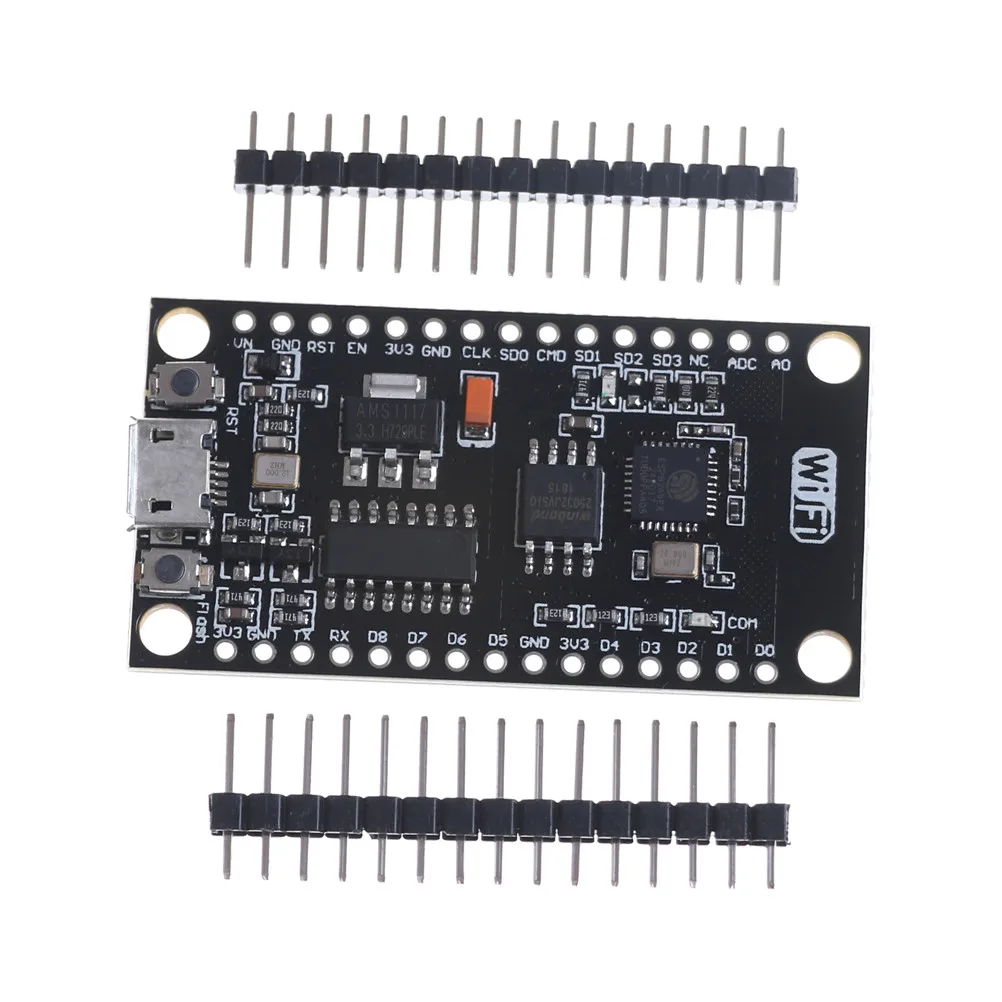 

NodeMCU V3 Lua WIFI Module ESP8266+32M Extra Memory Flash USB-Serial CH340G