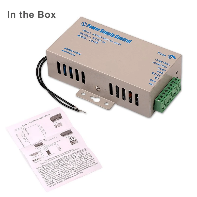 DC 12V 5A Access Control Power Supply AC 90-260V For Home Office Electric Door Lock Security System | Безопасность и защита