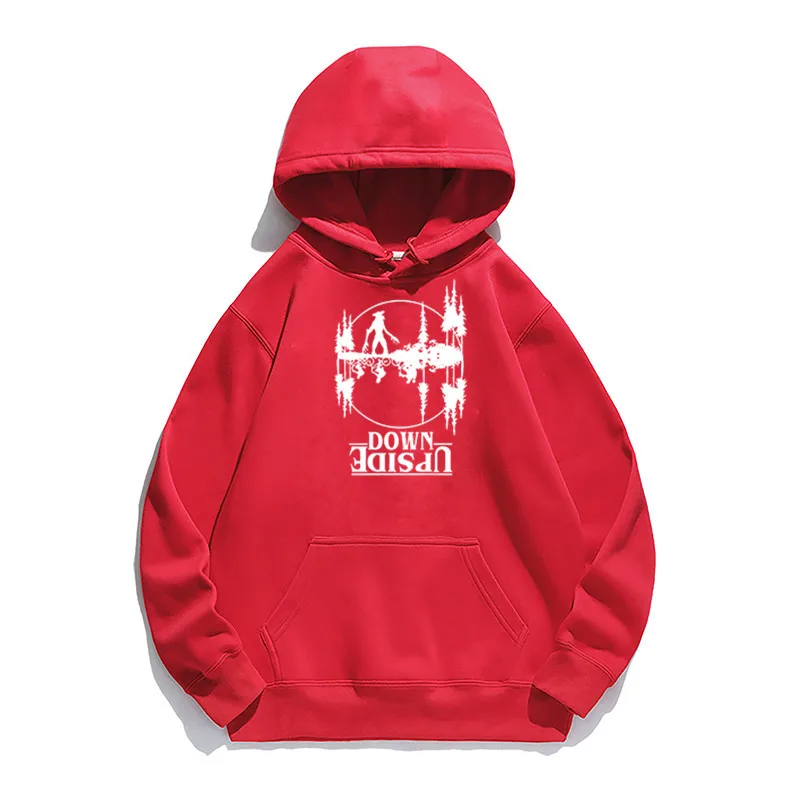 

Women Hoodie Strange Things Printed Hoodies Women Fleece Long Sleeve Loose Sweatshirt with Hat Girls Pullovers Winter