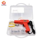 Паяльная ручка с вилкой Стандарта ЕССША, пластиковый сварочный фонарь, пистолет для автомобильных фар, инструменты для гаража, степлер из ПВХ для ремонта, горячий степлер