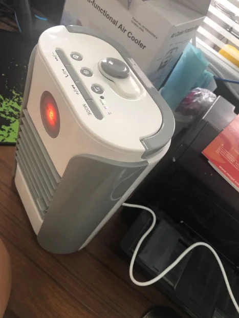 

Mini Air Cooler Air Personal Space Cooler The Quick & Easy Way to Cool Any Space Air Conditioner Air Cooling Fan for Office Room