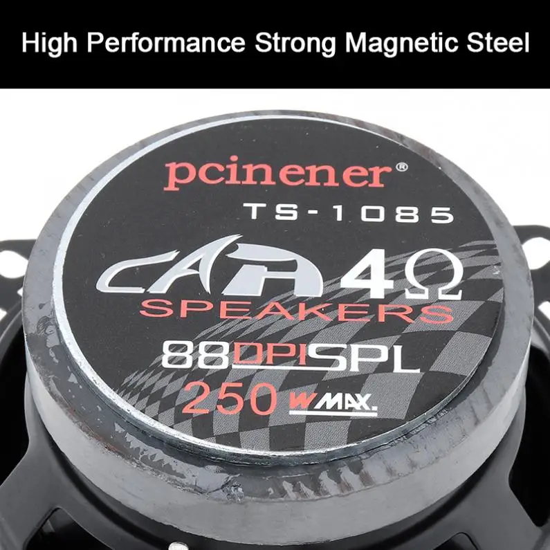 2pcs 4 Inch 10cm 250W Car Coaxial Speakers Auto Audio Music Stereo Full Range Frequency Hifi Non-destructive Installation | Автомобили и