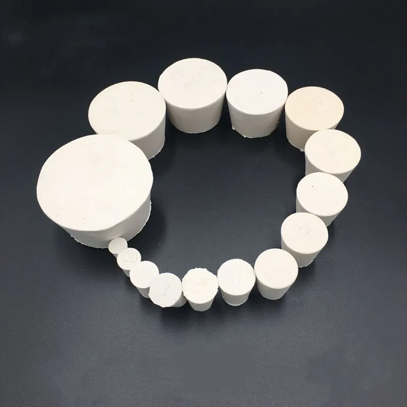

White rubber plug rubber plug plug test tube plug water pipe plug rubber plug sealing plug rubber plug stopper