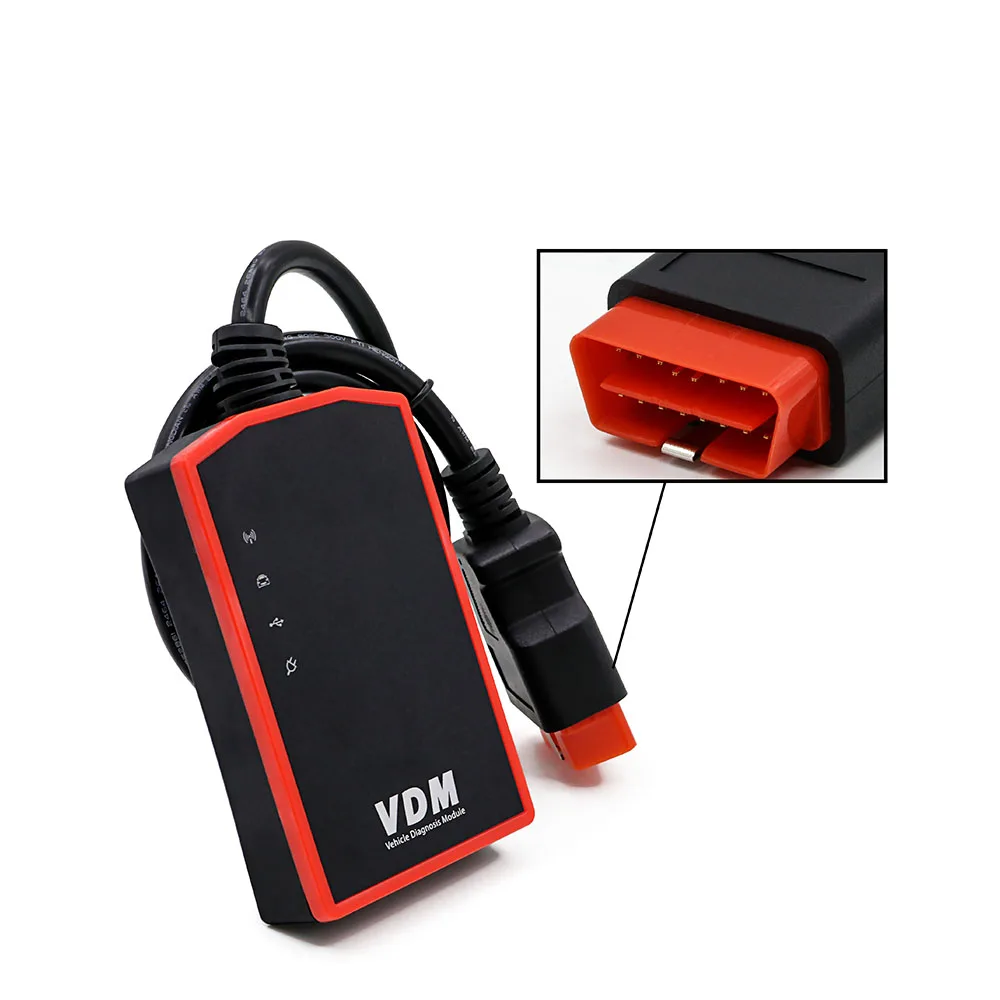 Оригинальная диагностическая система OBDII для автомобиля ucandas VDM автодиагностика онлайн обновление с Wi-Fi той же функцией, что и Diagun
