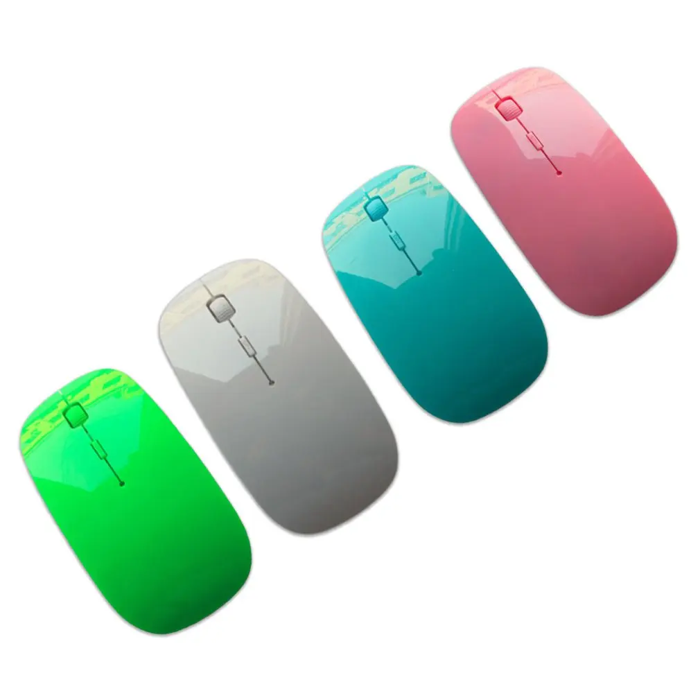 

Rechargeable Optical Wireless Mouse Slient Button Ultra Thin Mini Optical Ultrathin USB 2.4G Mice for Computer Laptop Computer