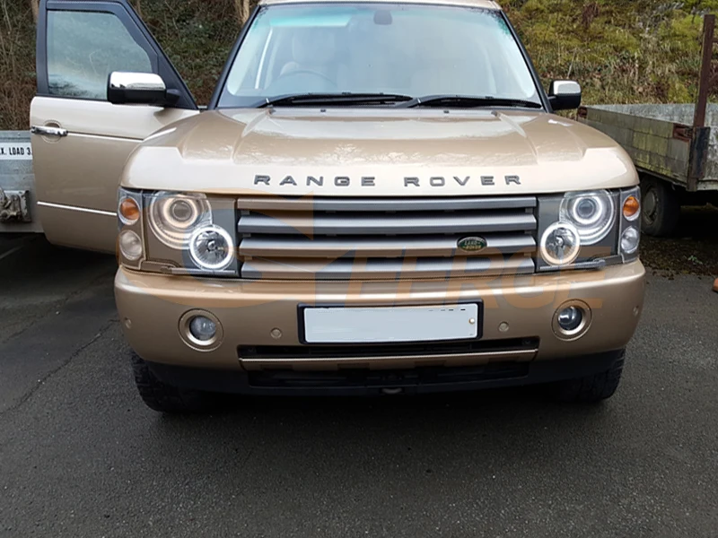 Для Land Rover Range L322 2002 2003 2004 2005 Xenon HD ультра яркий SMD светодиодный ангельские глазки halo