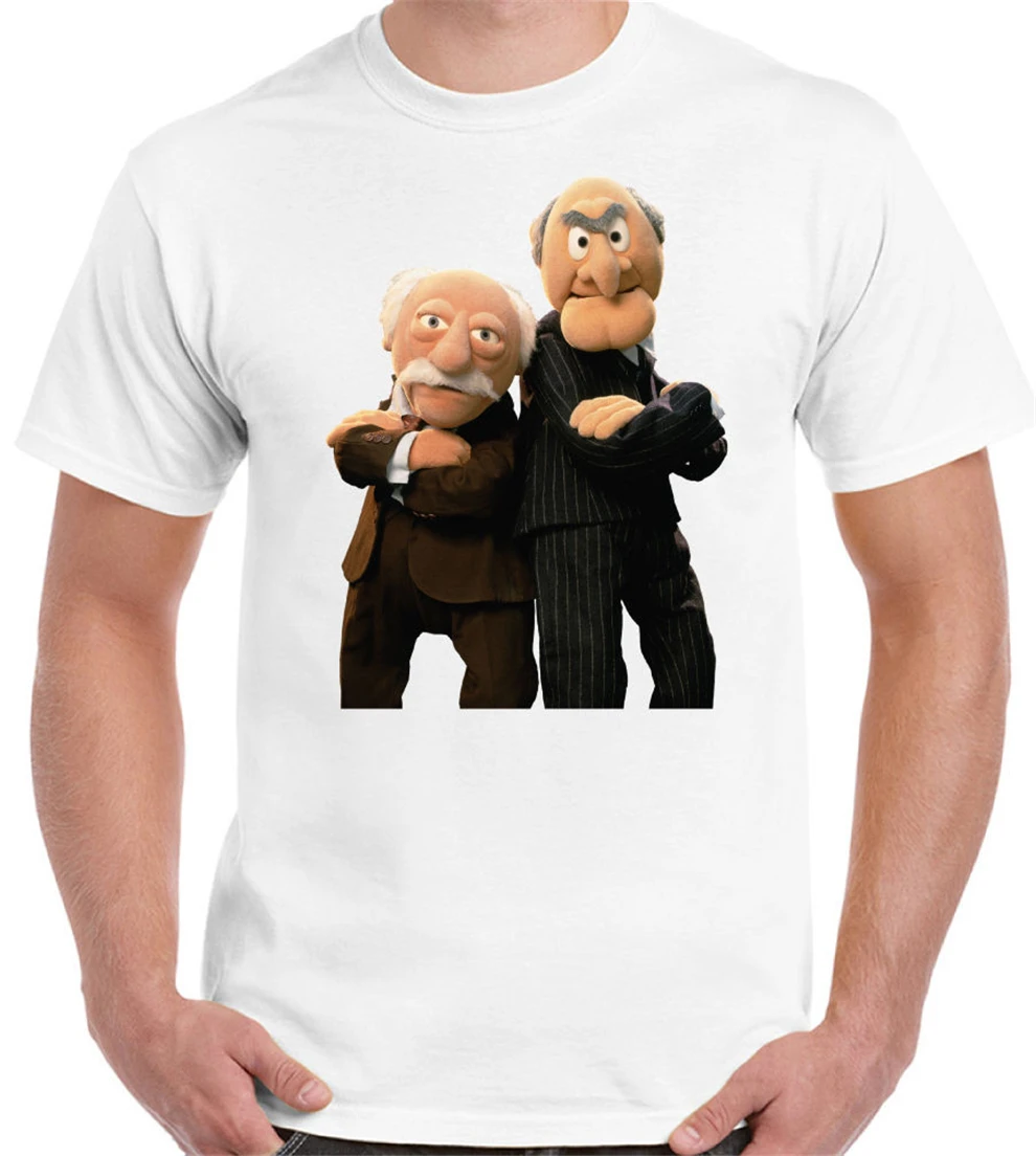 The Muppets футболка Grumpy для мужчин и женщин смешная Ретро стиль Statler And Waldorf унисекс |