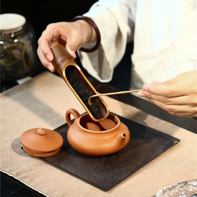 

220ML Mud Duan Yixing Teapot Handmade Lotus Kettle Send Gift Box Creative Teaware