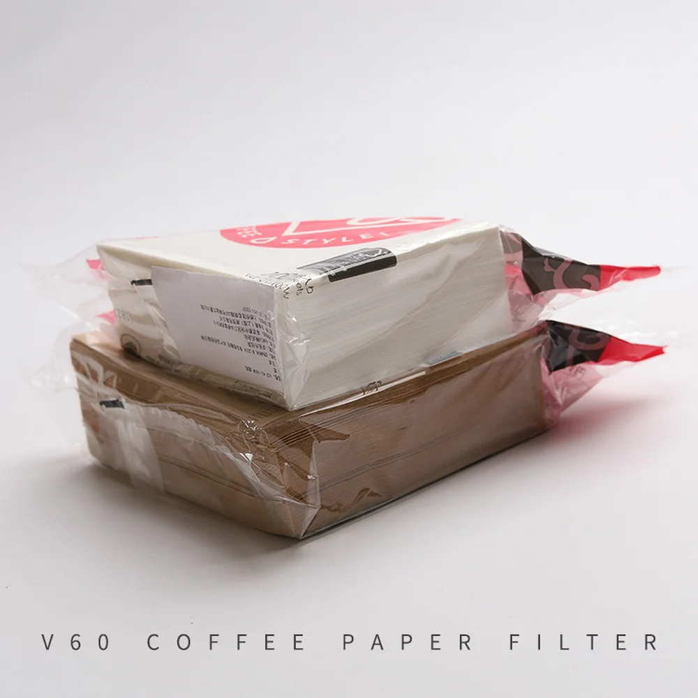 Фильтр для кофе Hario V60 кофейный фильтр 01 02 шт. эспрессо натуральный бумажный 4