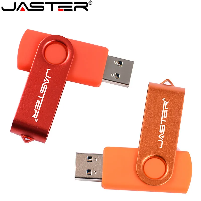 USB флеш-накопитель JASTER D300 металлический 128 ГБ 64 Usb флешка 2 0 32 16 8 высокоскоростная
