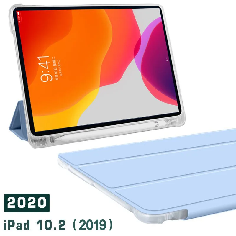 

Чехол-карандаш для iPad 10,2 2020 и 2019, кожаный чехол-книжка для Apple iPad 10,2 дюйма, Магнитный чехол 7-го 8-го поколения, чехол, Обложка