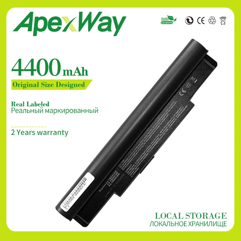 

Apexway черный 6 ячеек 4400 мА/ч для Samsung N110 N120 N510 NC10 NC20 ND10 AA-PB6NC6E AA-PB6NC6W AA-PB8NC6B AA-PB8NC8B AA-PL8NC6W