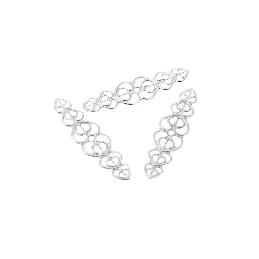 Бесплатная доставка 20 шт. бронзовые/золотистые/Серебристые филигранные