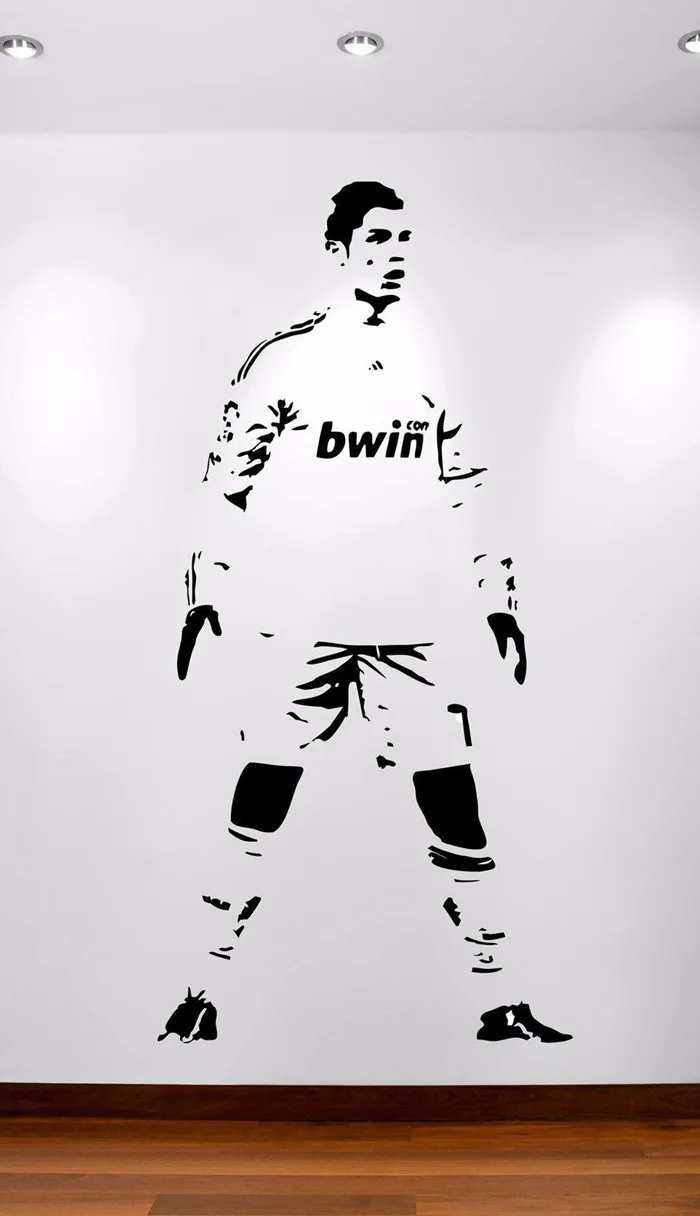 Как Криштиану Роналду CR7 футбольный игрок наклейка на стену Виниловая Декор