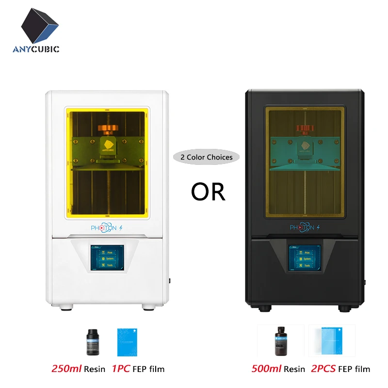 Anycubic Photon-S обновление с 500 мл смолы 3d принтер Photon S 3d Стоматологическое украшение SLA/lcd УФ смолы рабочего стола impresora 3d drukarka