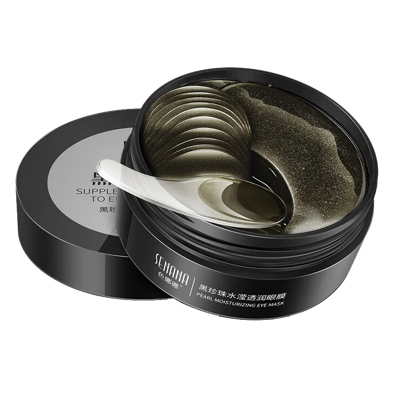 

Чёрная жемчужина водорослей маска для глаз интенсивно увлажняет исчезают мелкие морщинки осветляет кожу вокруг глаз кожу, подушечки для гл...