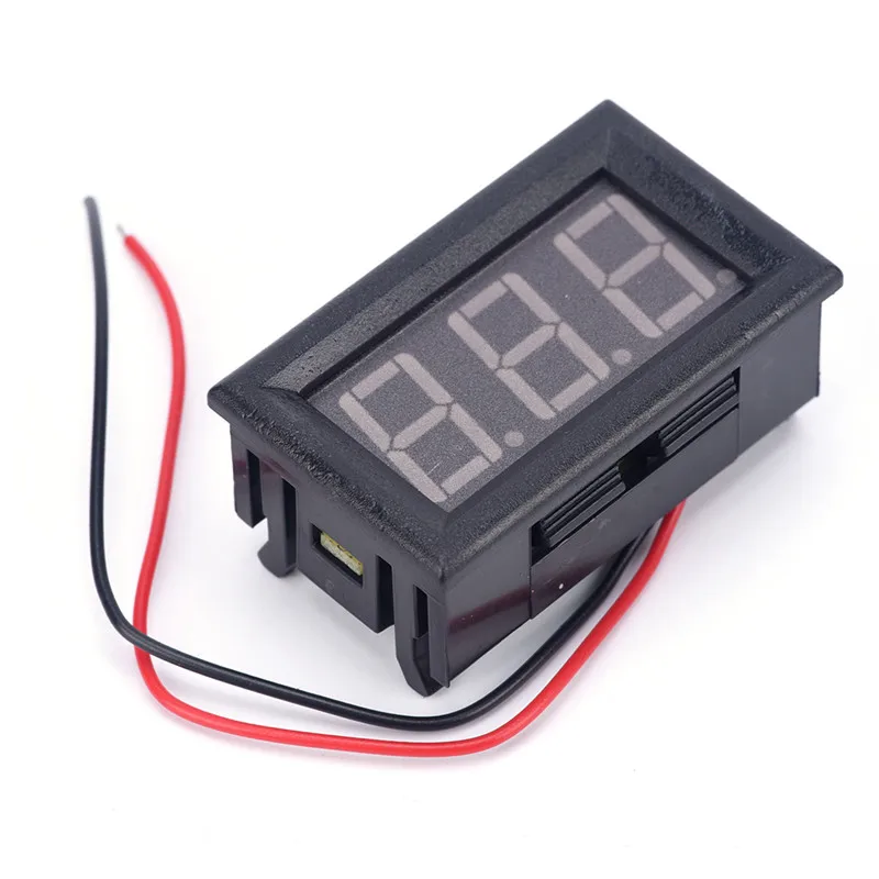 

1pcs DC 0-30V Red Auto Car Mini Voltmeter Tester Digital Voltage Test Battery