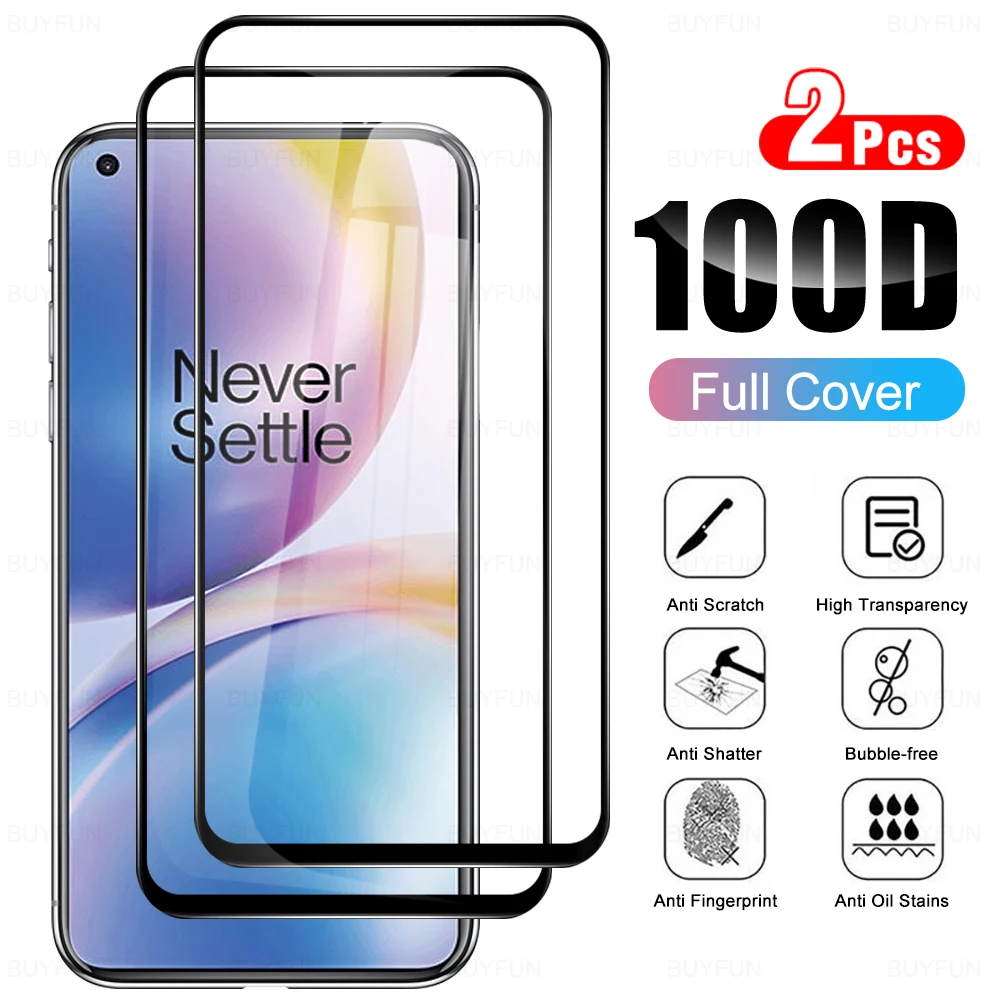 

Закаленное стекло с полным покрытием для oneplus nord2, 2 шт.