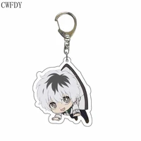 20pcslot anime keychain for man tokyo ghoul key chain woman creative acrylic pendant chaveio wholesale for students gifts