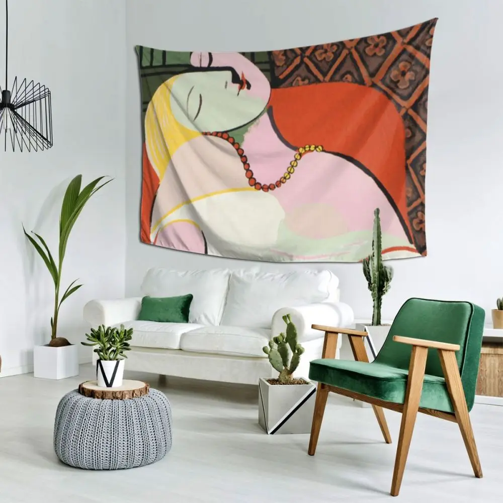 Мечта Пикассо гобелен Одеяло Шторы испанский настенная живопись ткань покрывало
