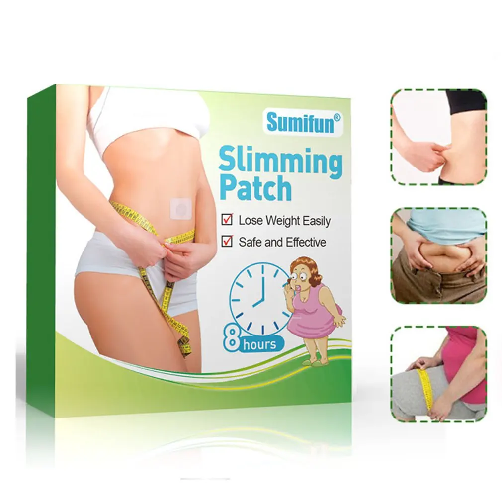 20pcs/box Belly Patch Natural Chinese Medicine Potent Slimming Paste Sticker Fat Burning Slimming Weight Losing Patch