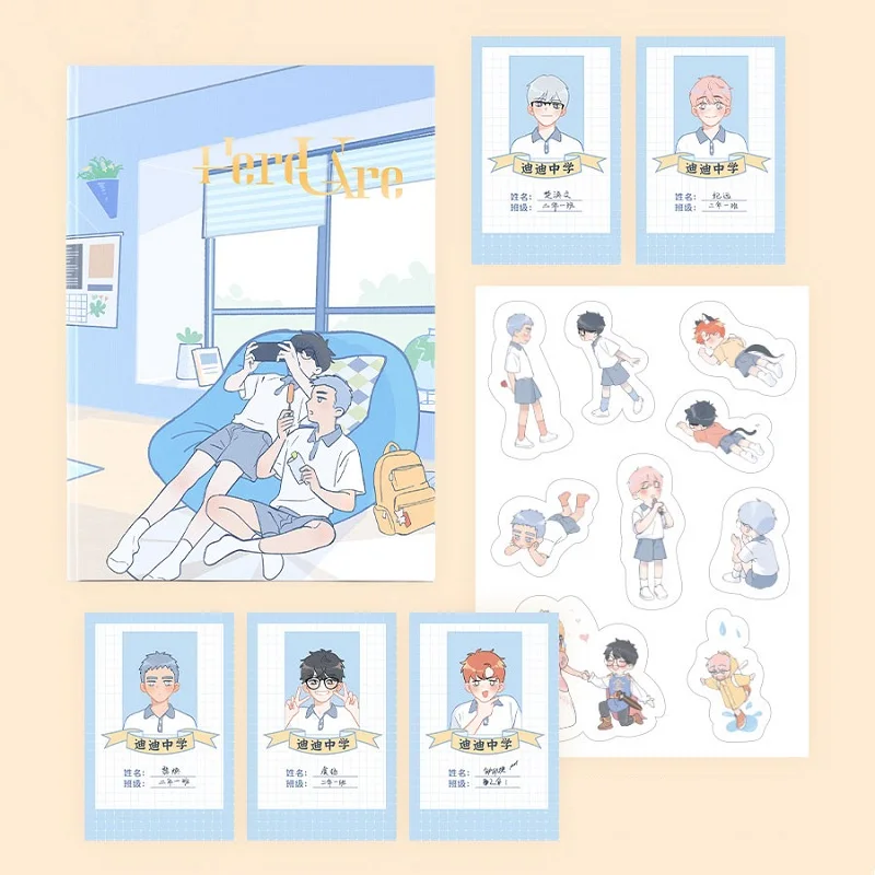 

New 2021 Here U Are Comic Notebook Cartoon Characters Handbook Diary Weekly Planner Anime Around