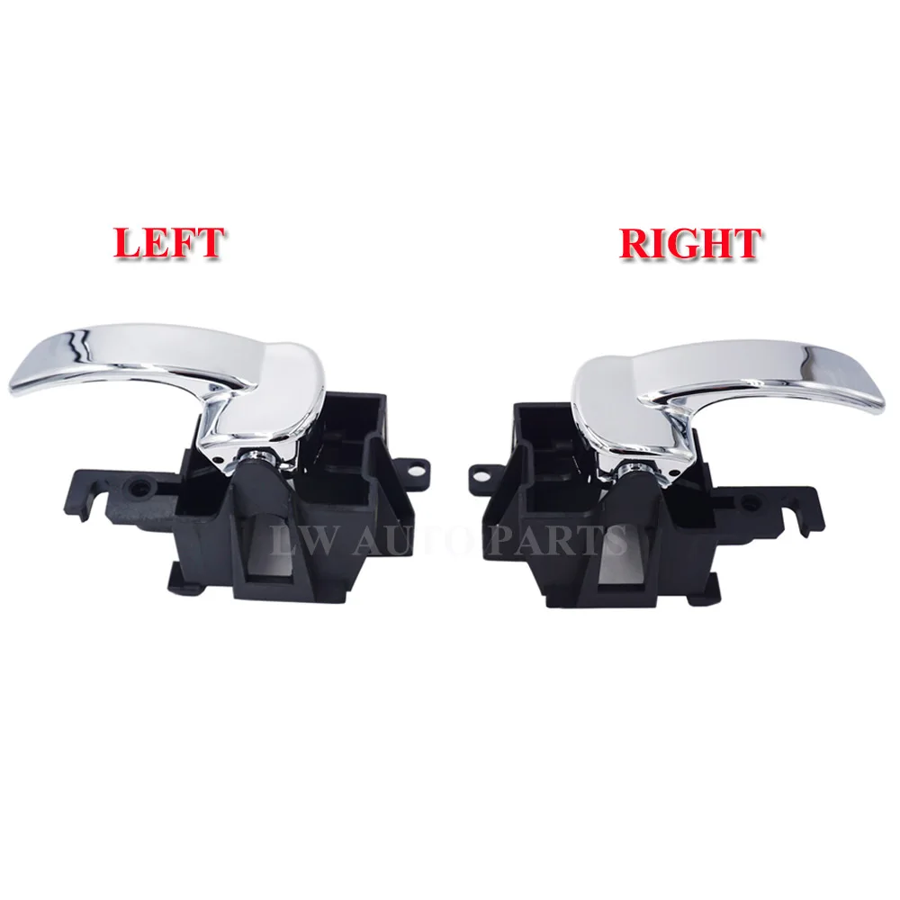 

2x Door Handle Interior Front Rear Left Right For Nissan Navara (d40) 04 80670-4X02B 806704X02B 80671-4X02B 806714X02B