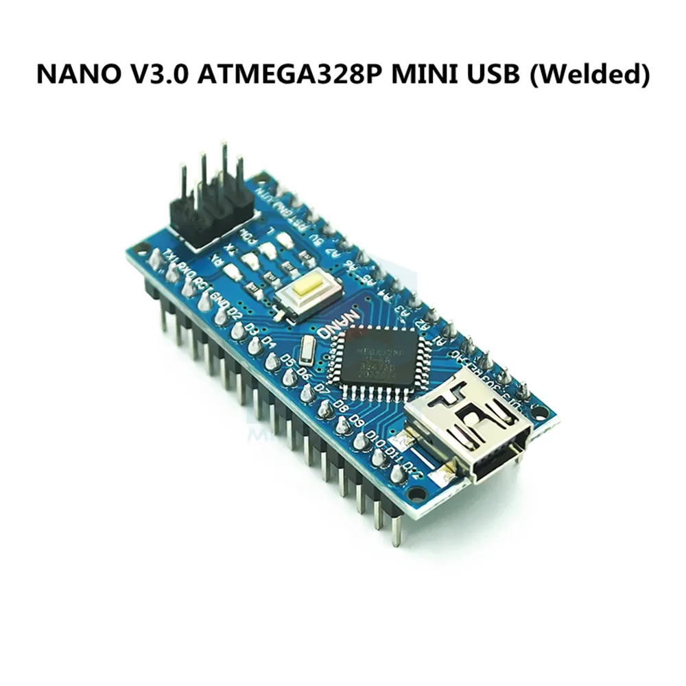 Совместимый контроллер Nano v3.0 для Arduino с загрузчиком USB-драйвером CH340 16 МГц ATMEGA328P/168P