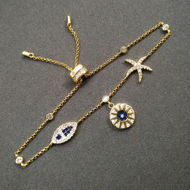 

Morocc silver S925 June new tropical romantic starfish Bracelet women's high end Bohemian style jewelry