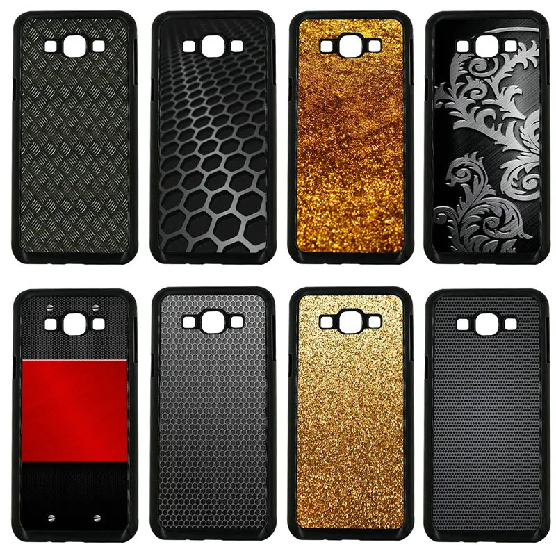 Чехол для сотового телефона металлический зернистый твердый пластиковый