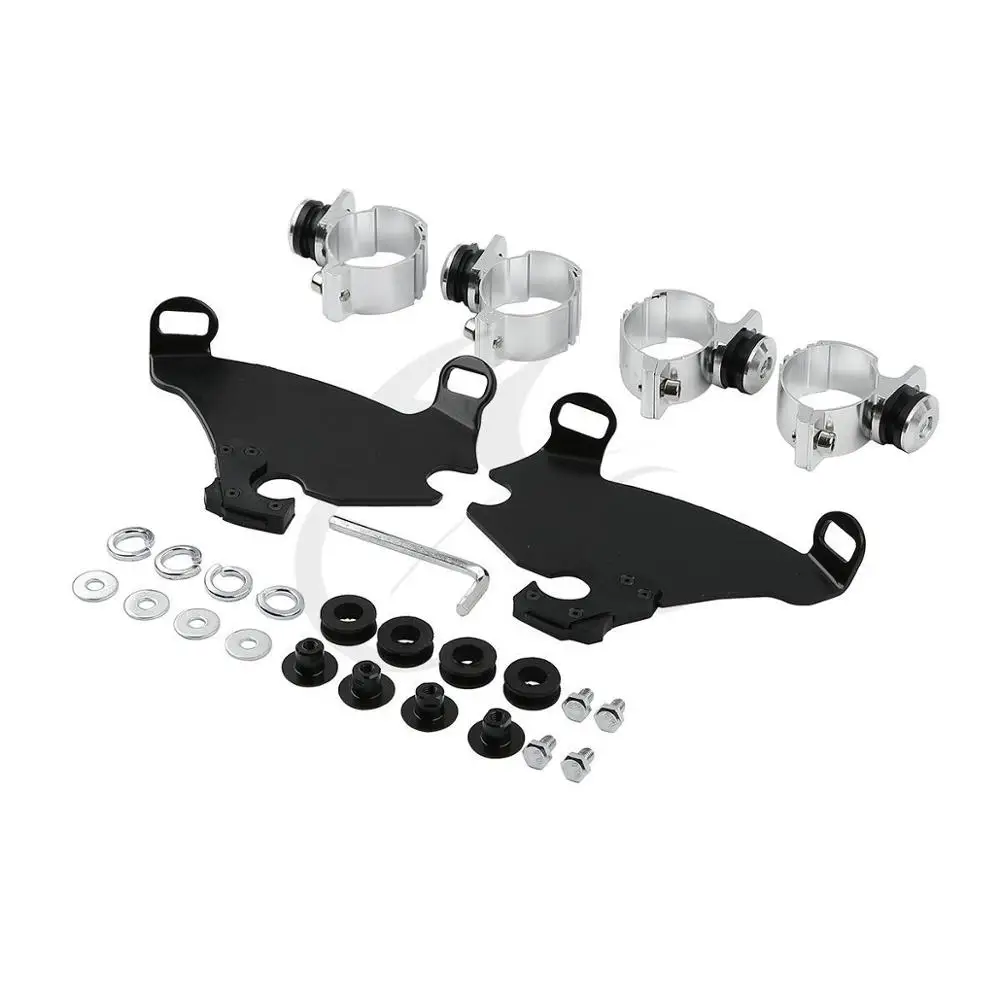 Мотоциклетный 49 мм 39 обтекатель черный триггерный замок монтажный комплект для