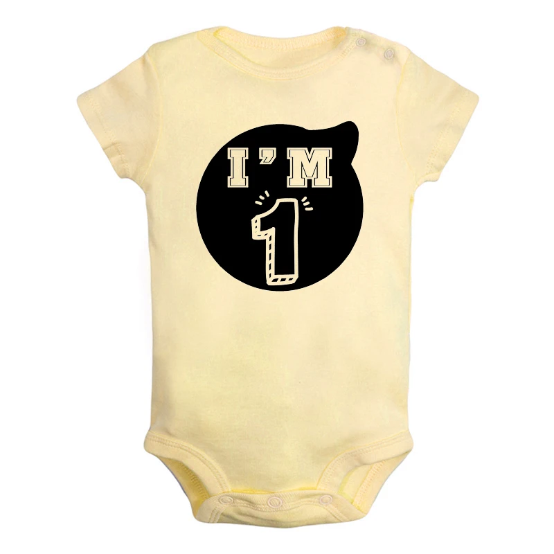 I'm 1 год мультфильм милый первый день рождения свеча Новорожденный ребенок