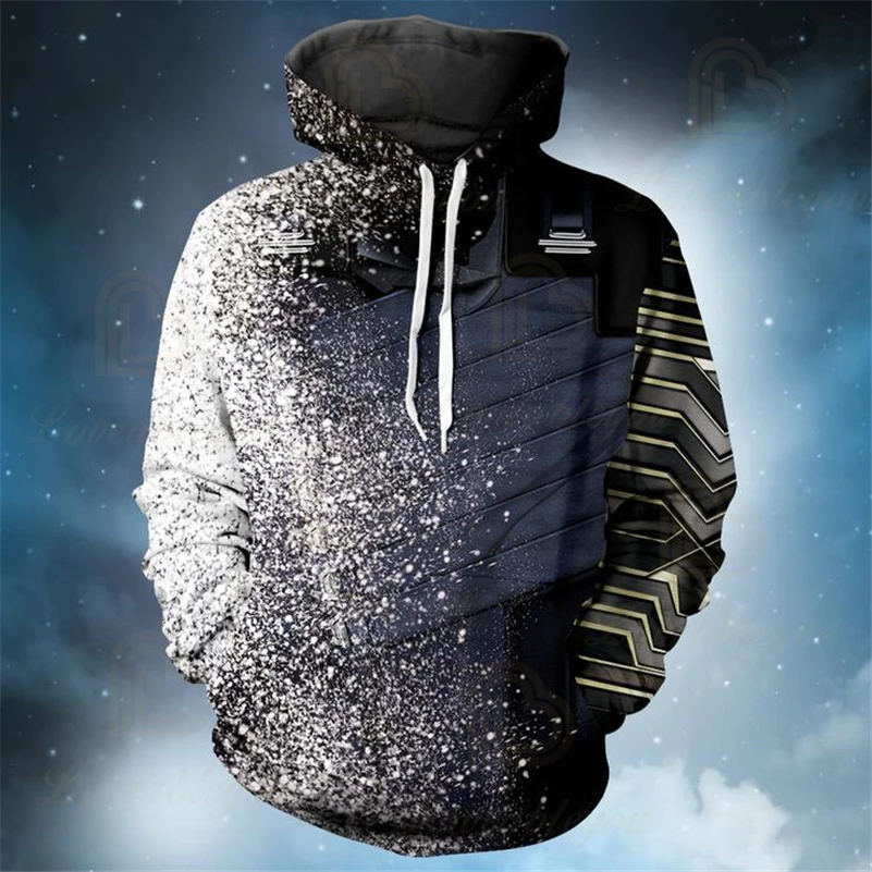 Толстовка с капюшоном мужская и женская для косплея 3D-принтом S-5XL | Тематическая