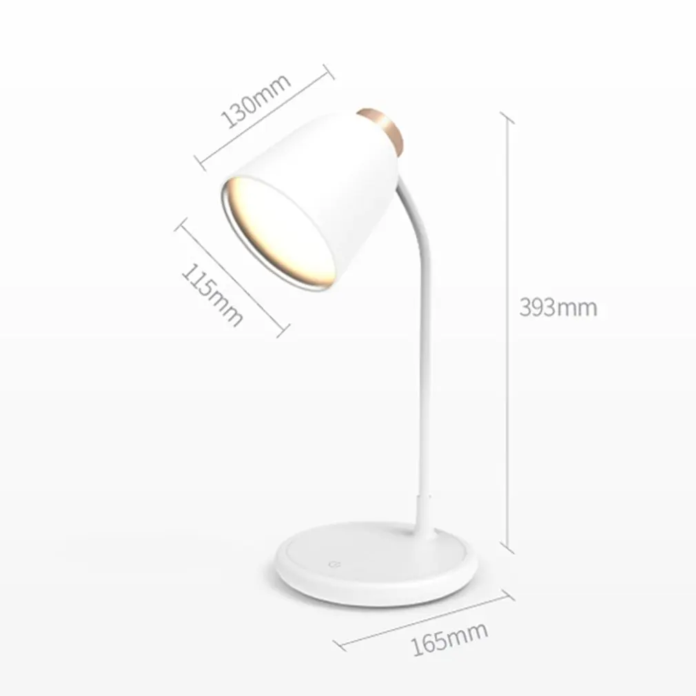 

Reading Three Color Lights Led Silicone Charging Touch Bed Headlamp