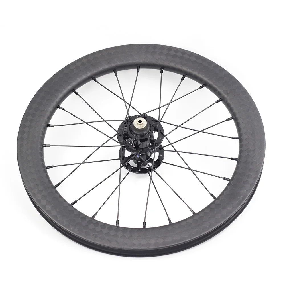 Silverock карбоновые колеса 1" 1 3/8" 349 дисковый тормоз 38 мм 24H для складного велосипеда на заказ DIY велосипедная колесная коробка, запчасти для велосипеда